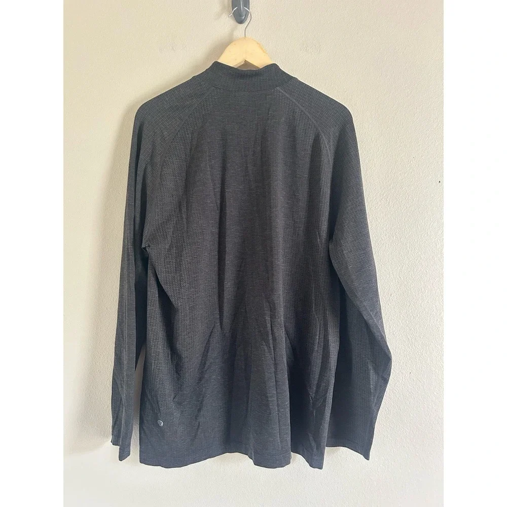 Lululemon Men's Metal Vent Tech Shirt  1/2 Zip LS 2.0 Size XL  I-2